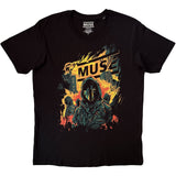 Muse: Burning T-shirt – officielt merchandise