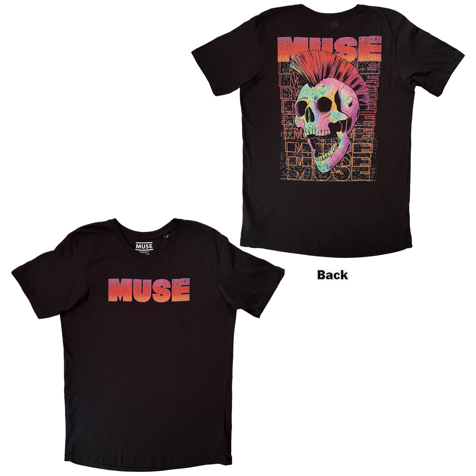 Muse: Punk Skull T-shirt – officielt merchandise