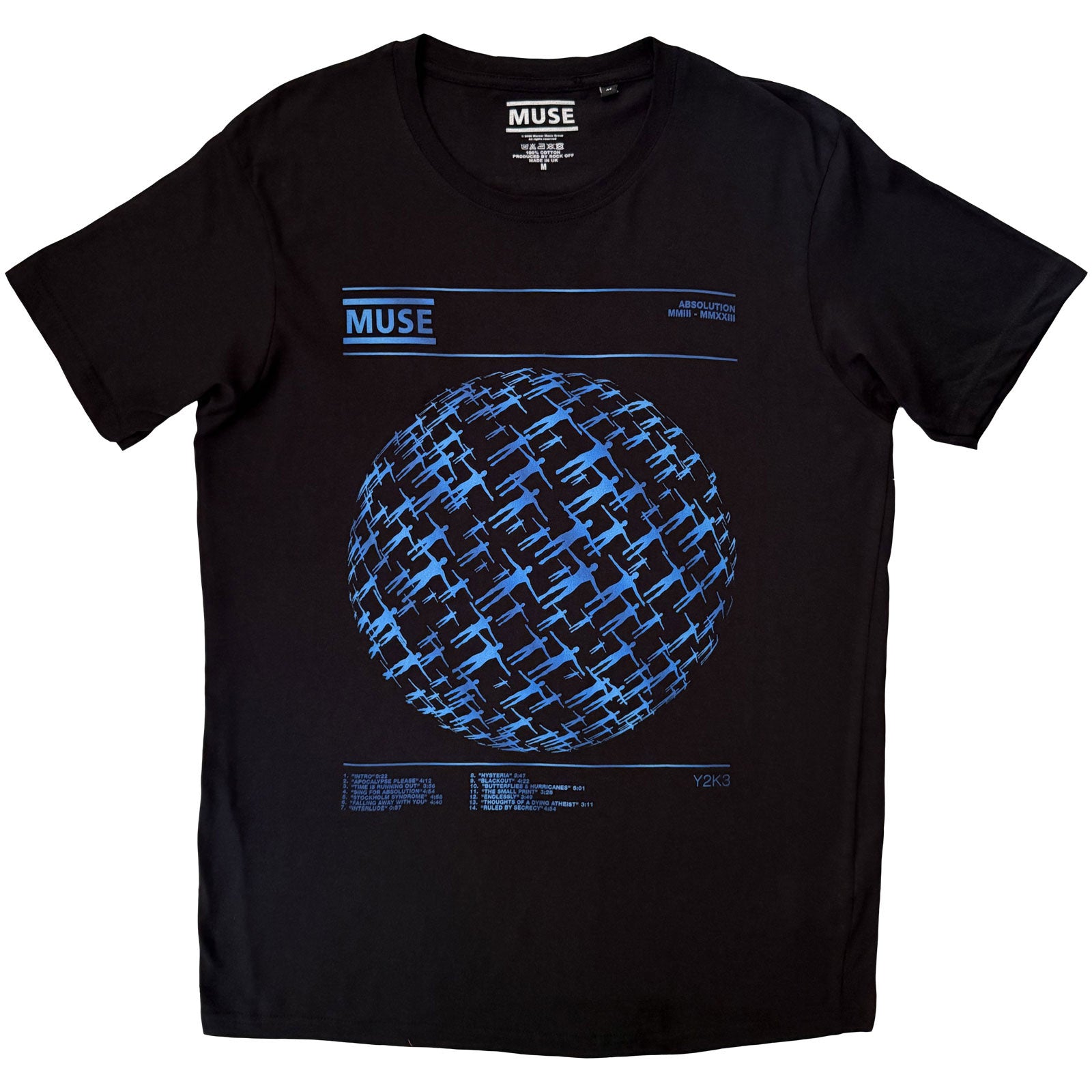 Muse: Absolution T-shirt – officielt merchandise