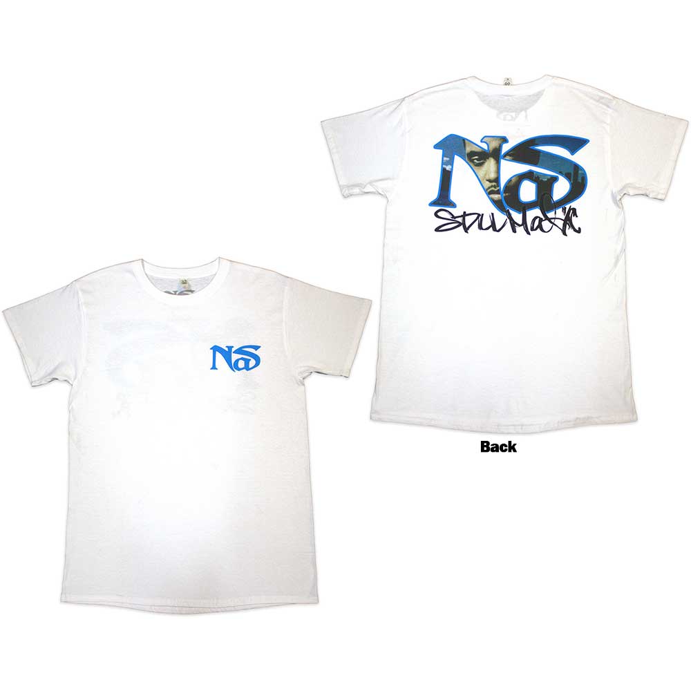 Nas: Still City Infill T-Shirt (Back Print)