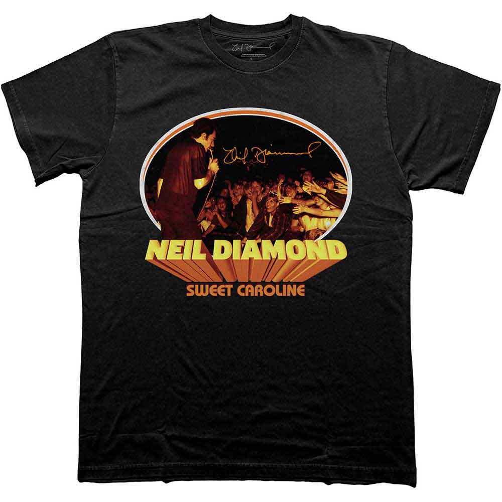 Neil Diamond: Sweet Caroline Oval T-shirt – officielt merchandise