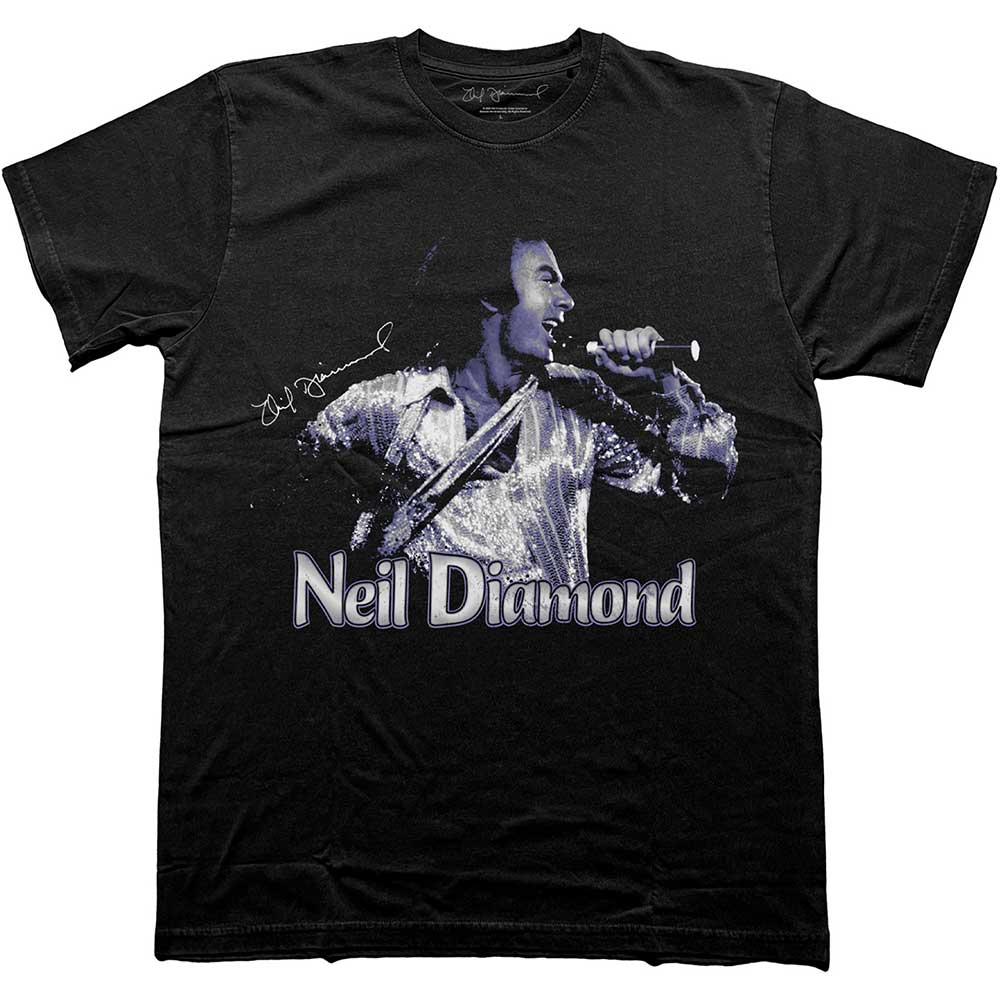 Neil Diamond: Singing T-shirt – officielt merchandise