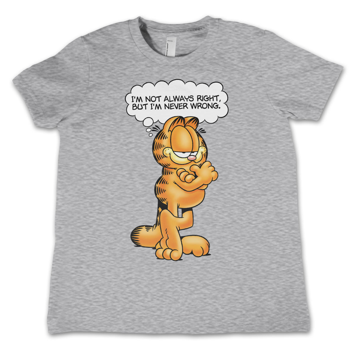 Garfield - Never Wrong Kids Tee