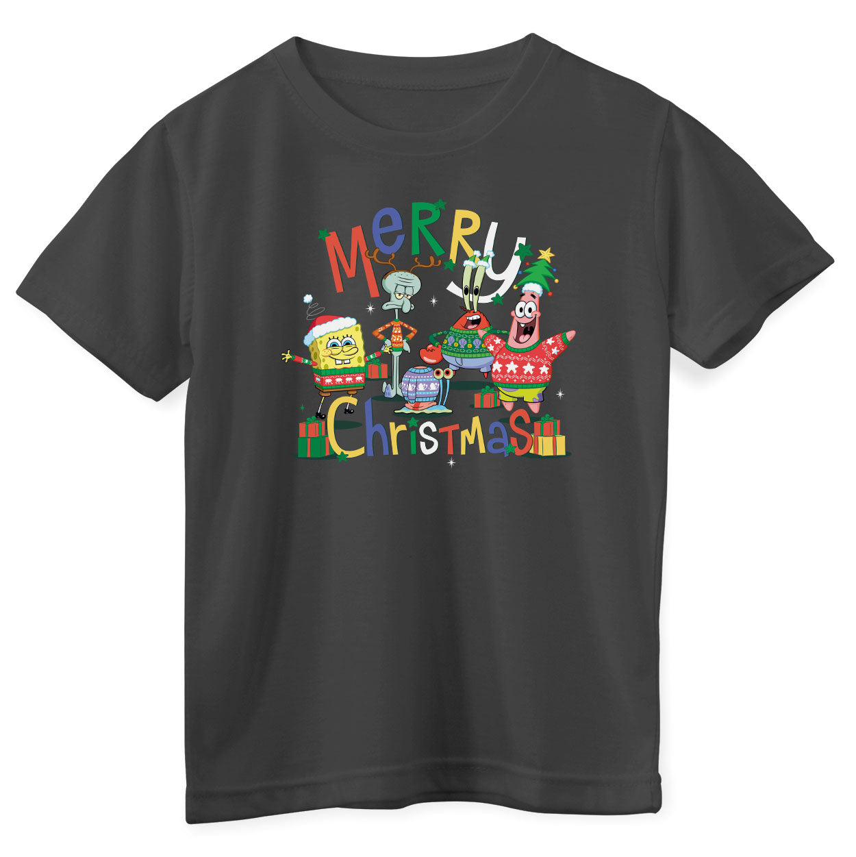SpongeBob - Merry Christmas Kids Tee