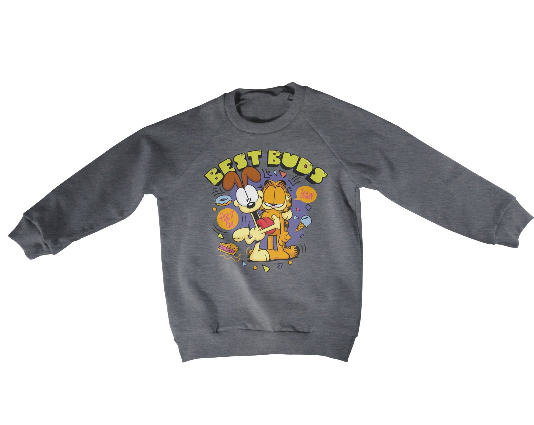 Garfield - Best Buds Kids Sweatshirt Kids Sweatshirt fra Garfield