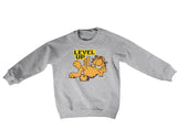Garfield - Level Up Kids Sweatshirt Kids Sweatshirt fra Garfield