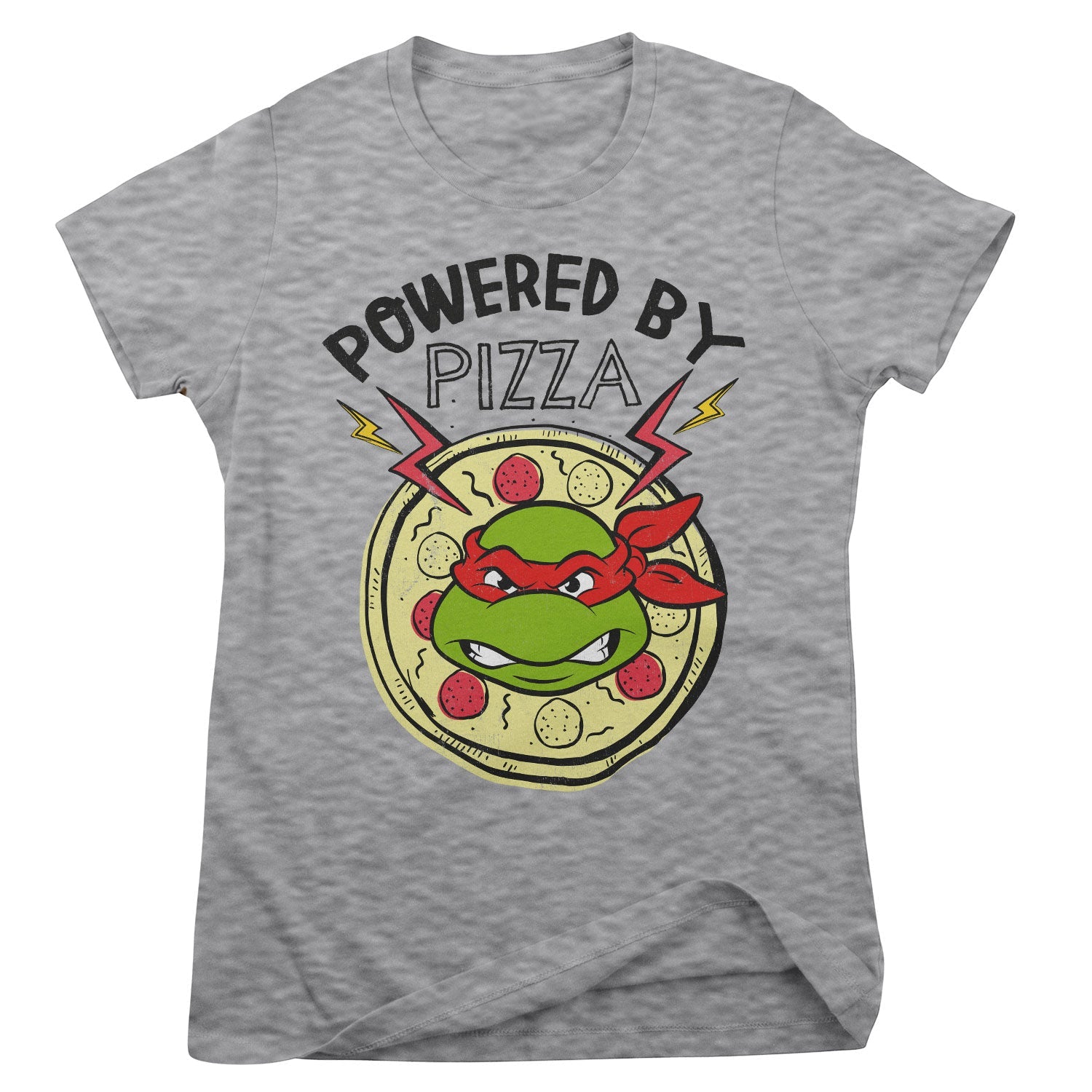 Powered By Pizza Girly Tee