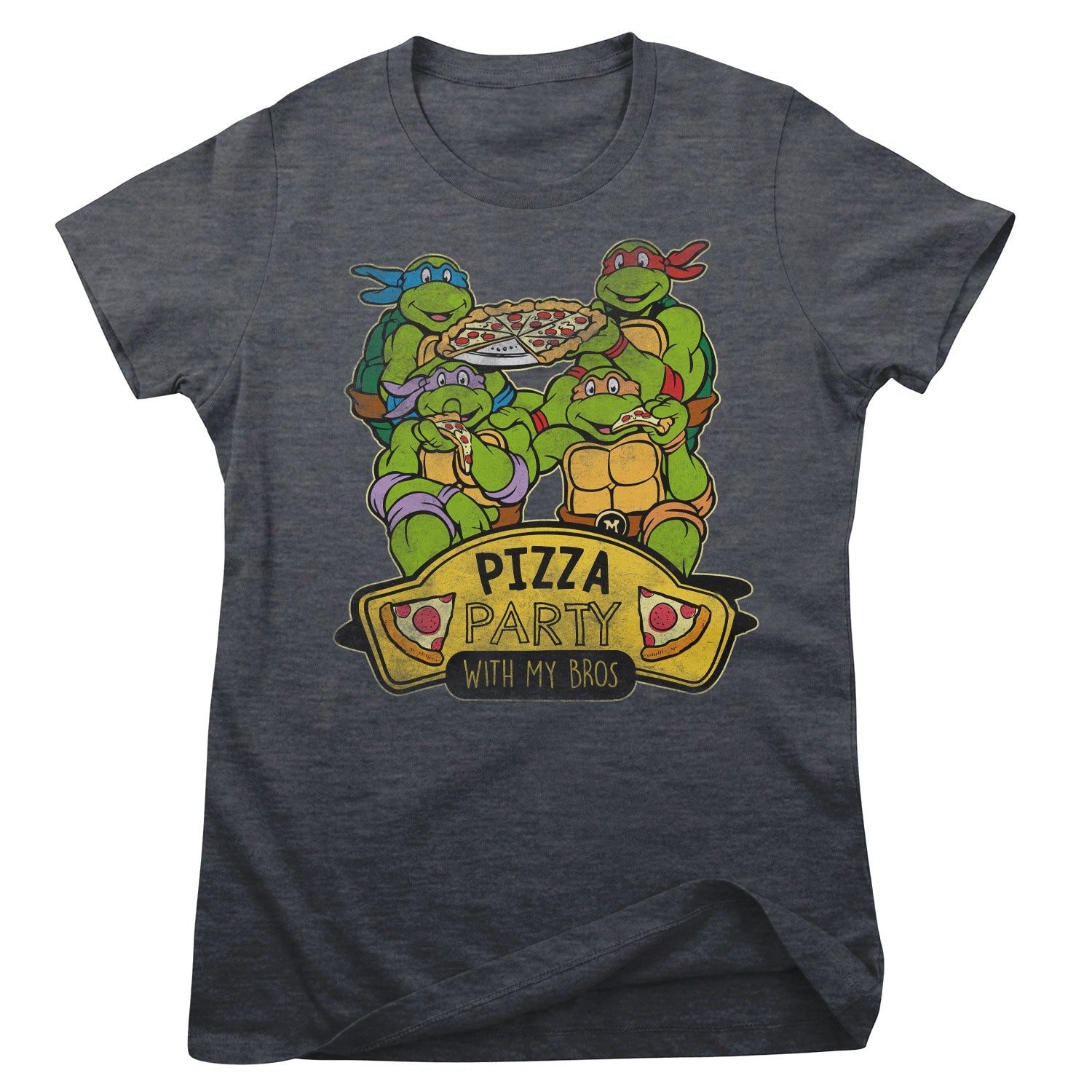 Pizza Party With My Bros Girly Tee