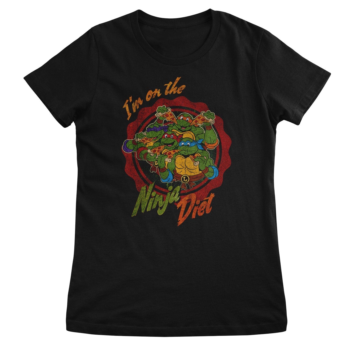 On The Pizza Diet Girly Tee