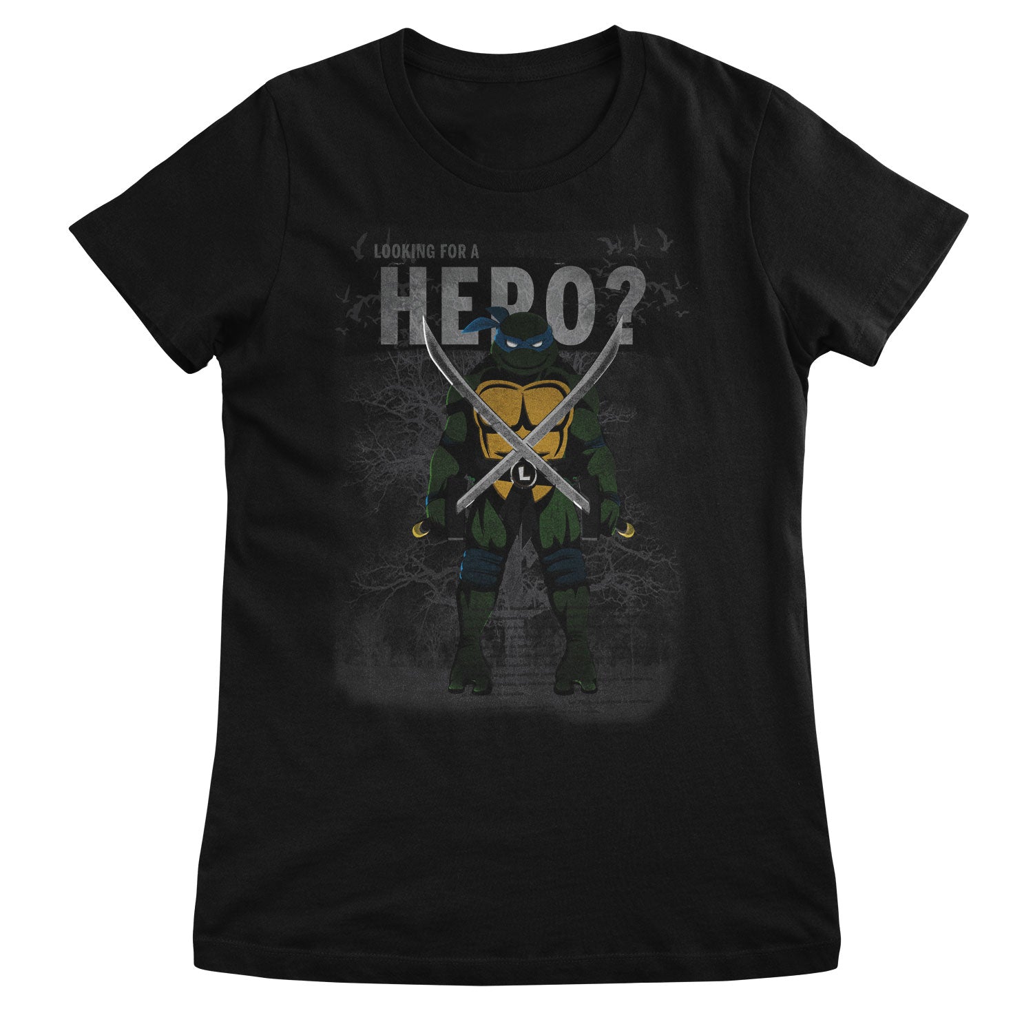 TMNT - Looking For A Hero? Girly Tee