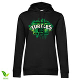 Turtles Graffiti Splash Girly Hoodie
