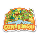 Cowabunga Sticker