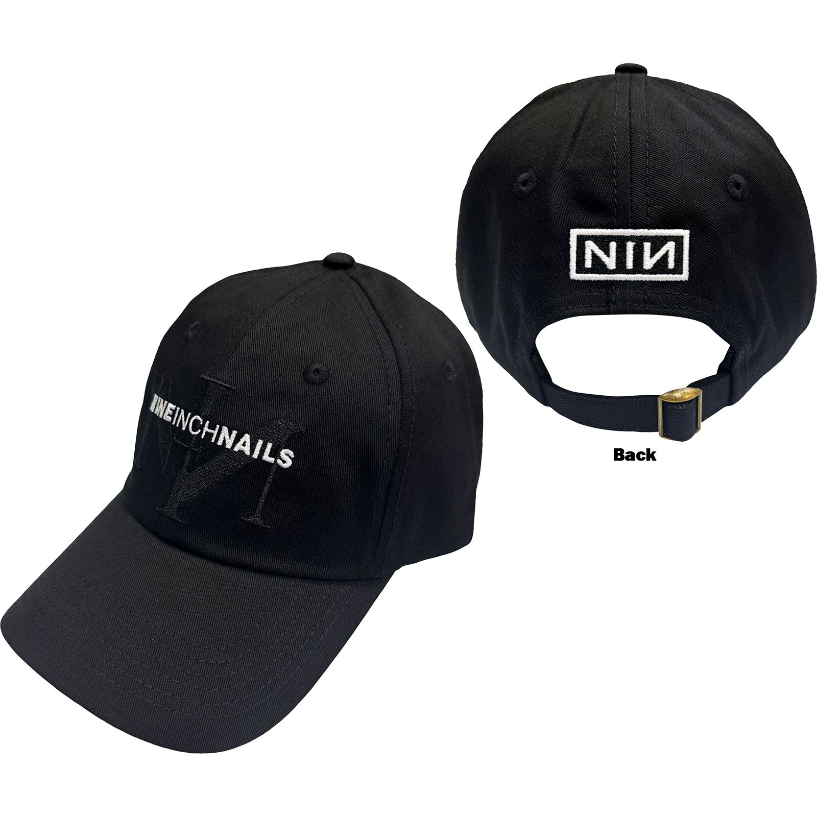 Nine Inch Nails: Classic Logo Baseball Cap (Back Print)