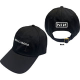 Nine Inch Nails: Classic Logo Baseball Cap (Back Print)