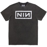 Nine Inch Nails: Classic Logo Stone Wash T-Shirt (Wash)