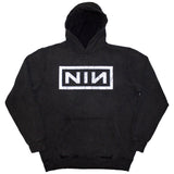 Nine Inch Nails: Classic Logo Stone Wash Pullover Hoodie (Wash)
