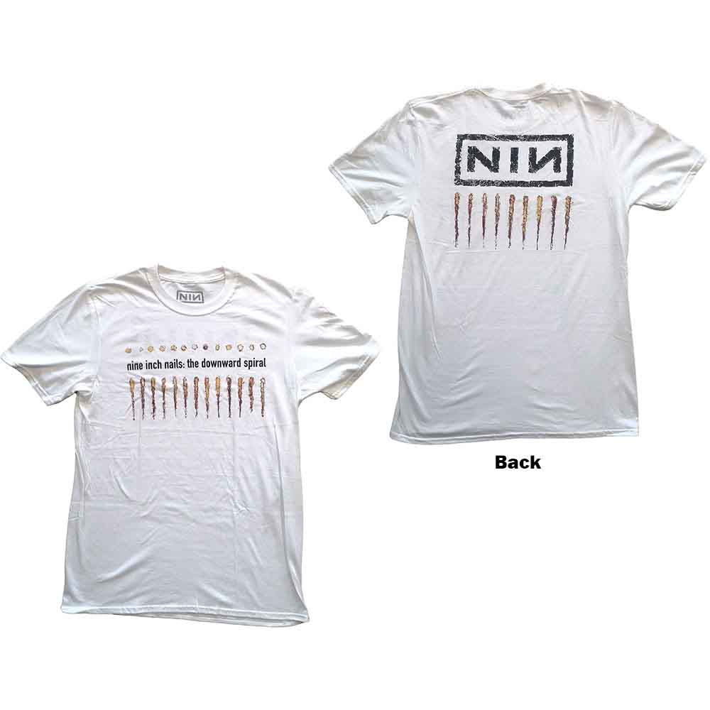 Nine Inch Nails: Downward Spiral T-shirt – officielt merchandise