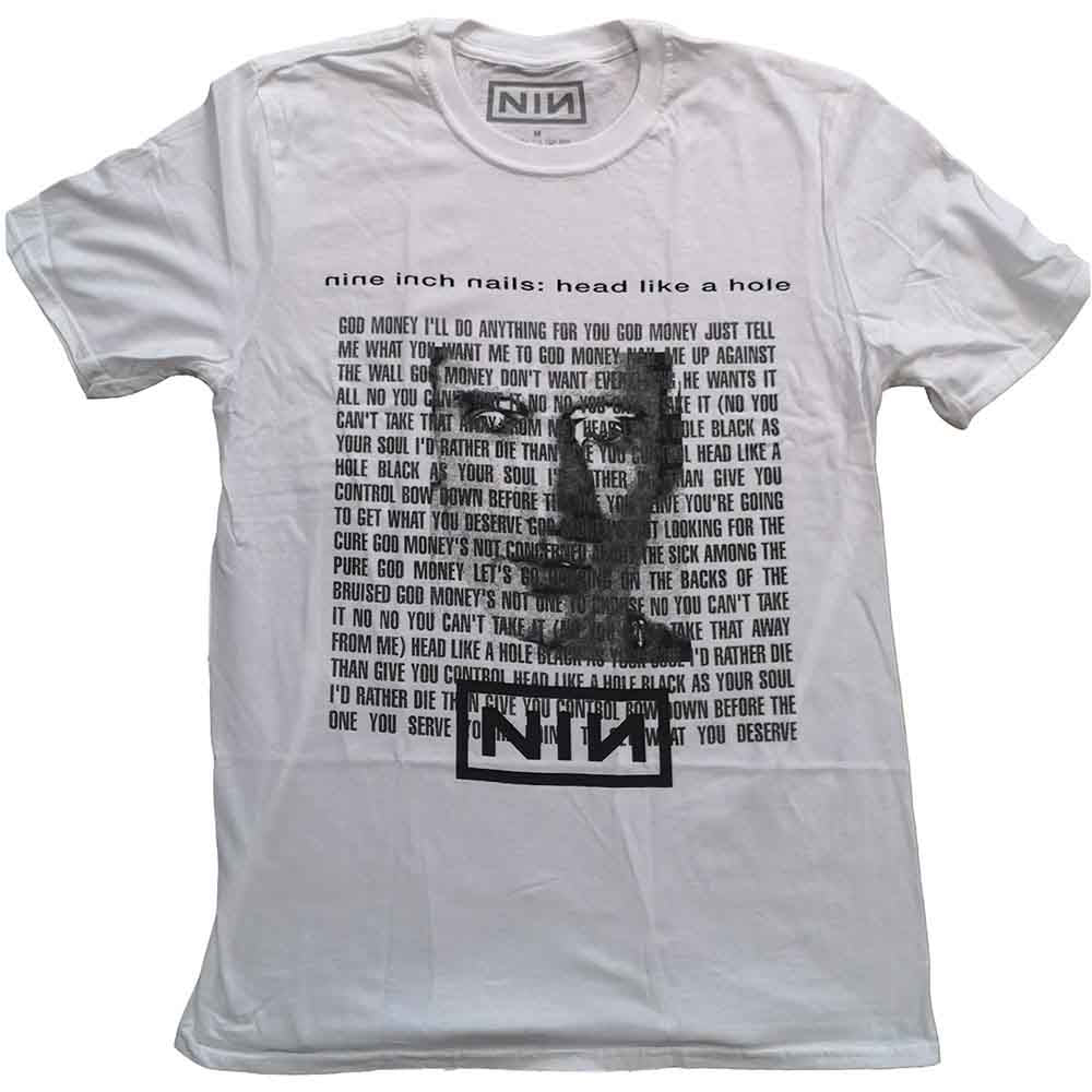 Nine Inch Nails: Head Like A Hole T-shirt – officielt merchandise
