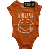 Nirvana: White Happy Face Babywear – officielt merchandise