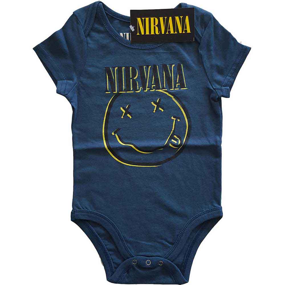 Nirvana: Inverse Happy Face Babywear – officielt merchandise