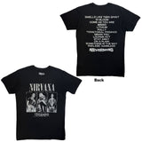 Nirvana: Nevermind Tracklist T-shirt – officielt merchandise