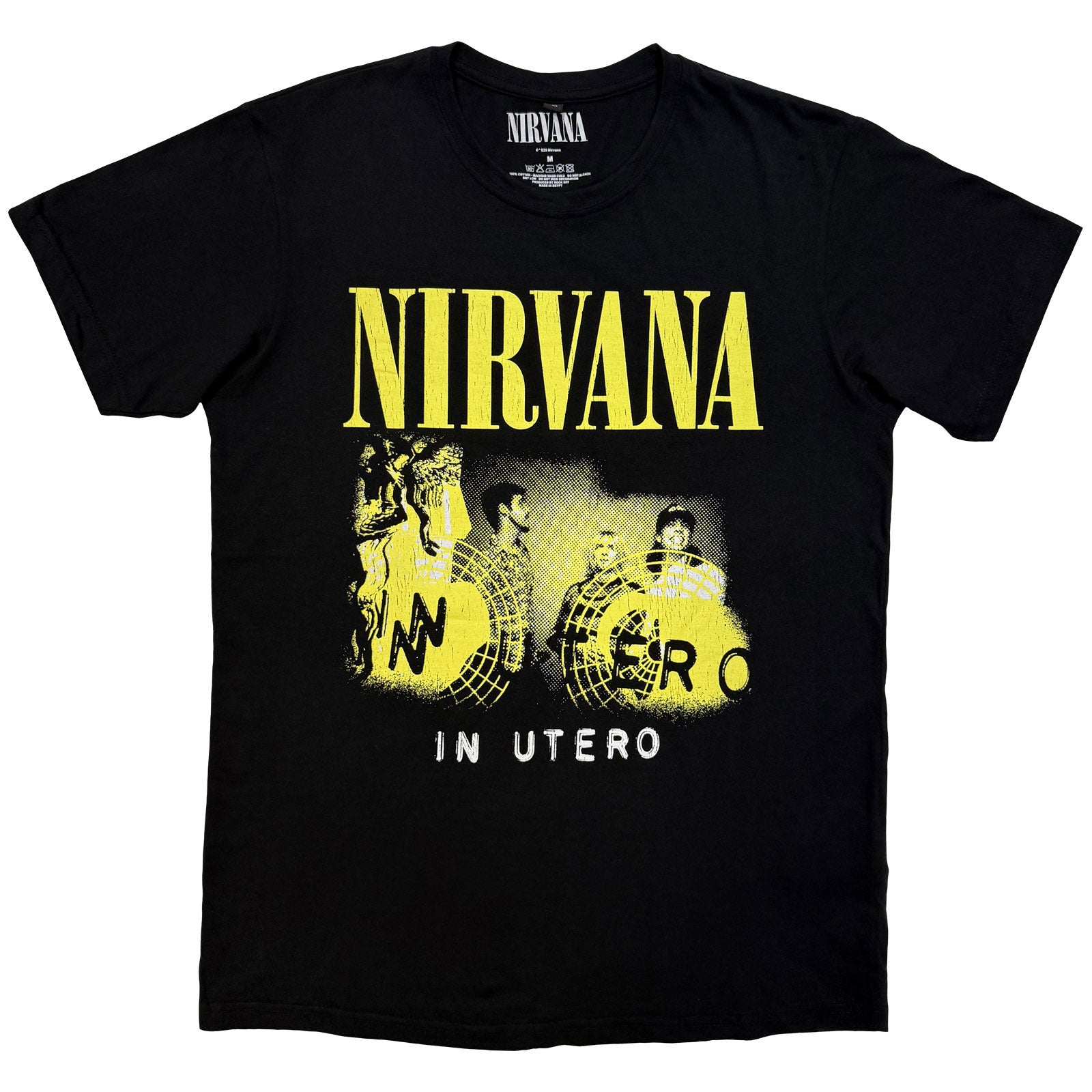 Nirvana: In Utero Band Photo T-shirt – officielt merchandise