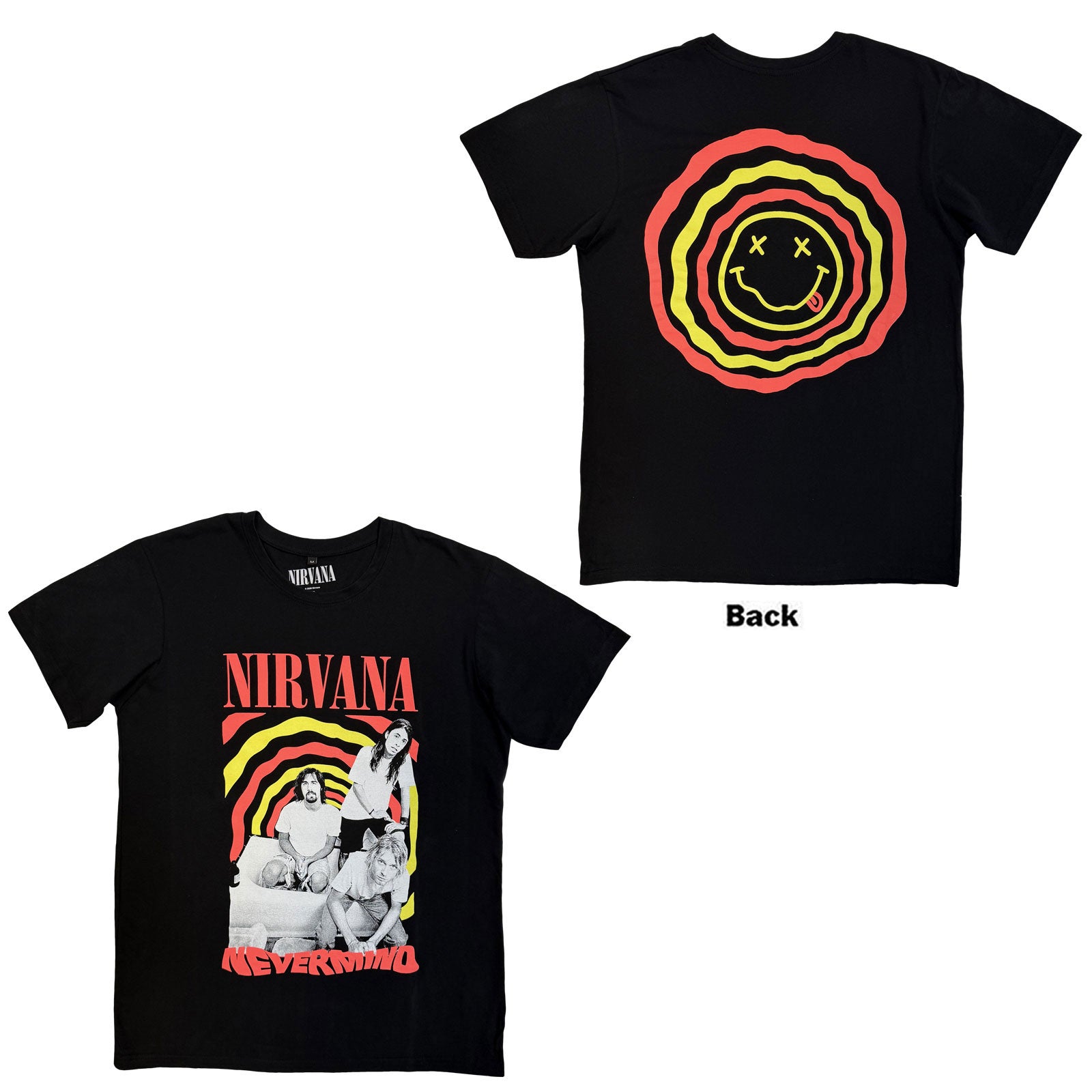 Nirvana: Nevermind Bath Tub T-shirt – officielt merchandise