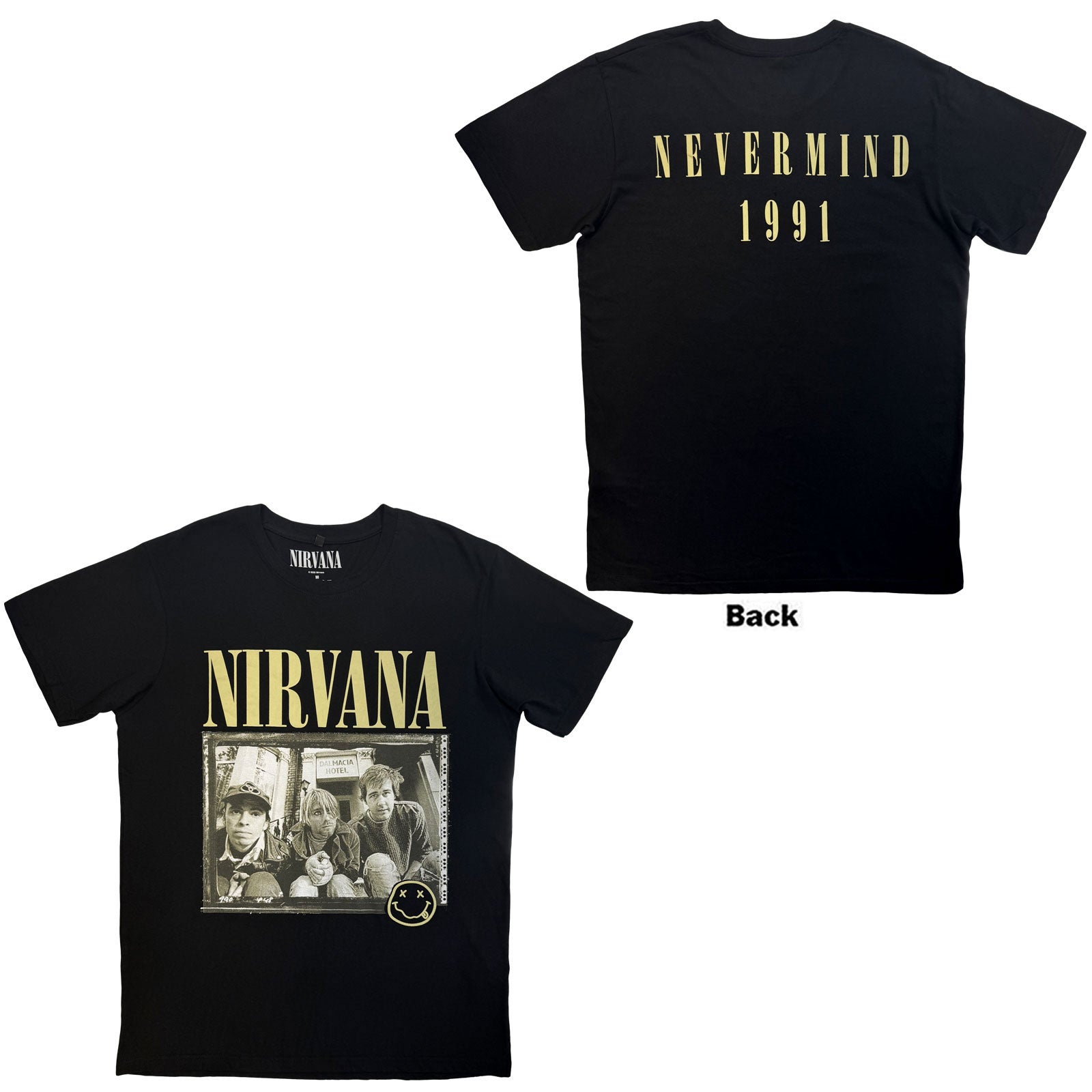 Nirvana: Nevermind '91 Hotel Photo T-shirt – officielt merchandise