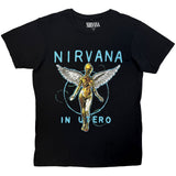 Nirvana: In Utero Neon Blue T-shirt – officielt merchandise