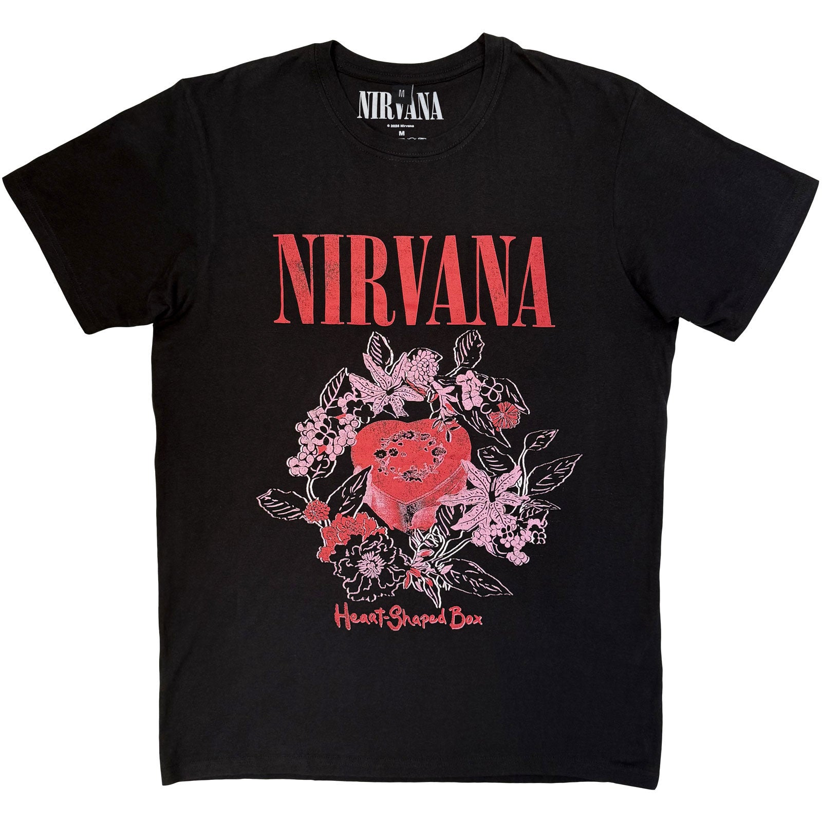 Nirvana: Heart Shaped Box T-shirt – officielt merchandise
