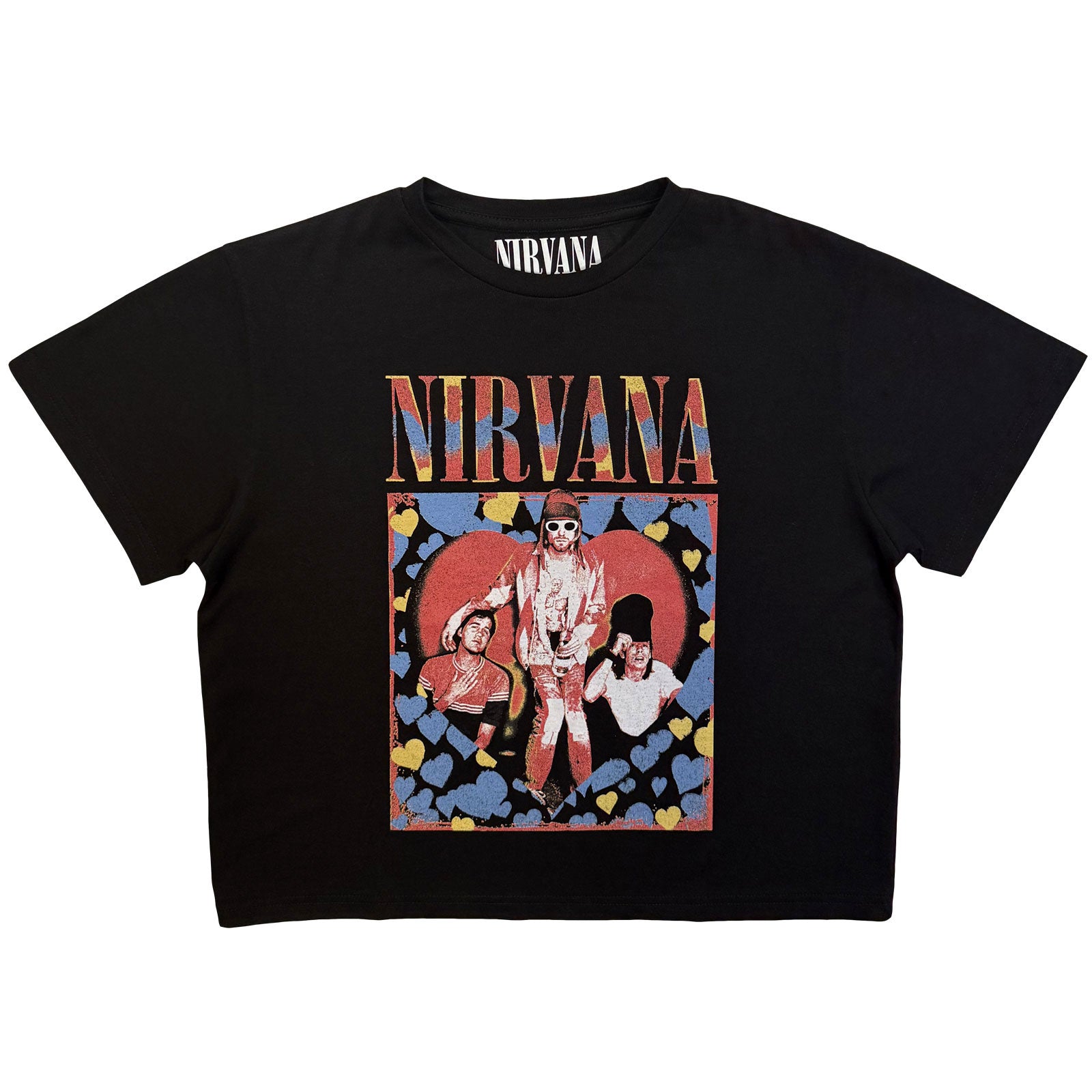 Nirvana: Heart T-shirt – officielt merchandise