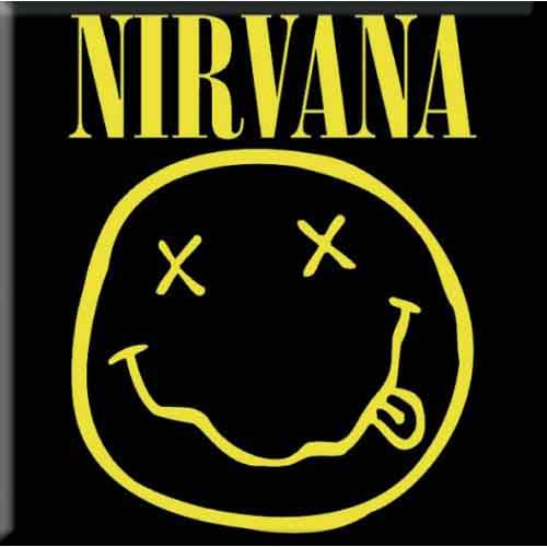 Nirvana: Happy Face Magnet – officielt merchandise