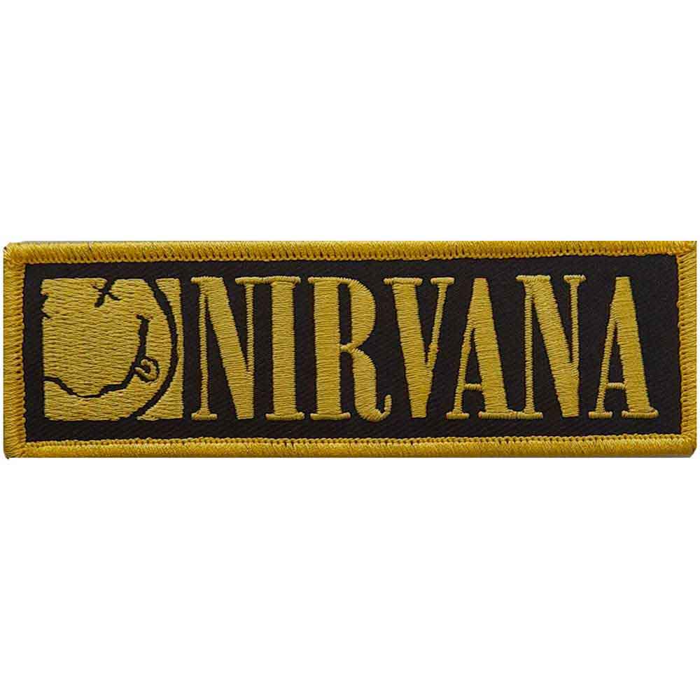 Nirvana: Logo & Happy Face Patch – officielt merchandise