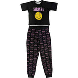 Nirvana: Xerox Smile Pink Pyjamas (Kvinder)