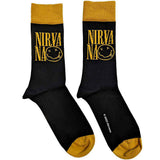 Nirvana: Logo Stacked (UK Size 4 - 7) Strømper – officielt merchandise