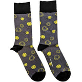 Nirvana: Mixed Happy Faces Ankle Socks