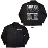 Nirvana: Nevermind UK Tour '91 Casual Shirt – officielt merchandise
