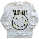 Nirvana: Inverse Happy Face (LOS) Sweatshirt – officielt merchandise