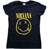 Nirvana: Yellow Happy Face T-shirt – officielt merchandise