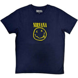 Nirvana: Yellow Happy Face T-shirt – officielt merchandise