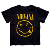 Nirvana: Yellow Happy Face T-shirt – officielt merchandise