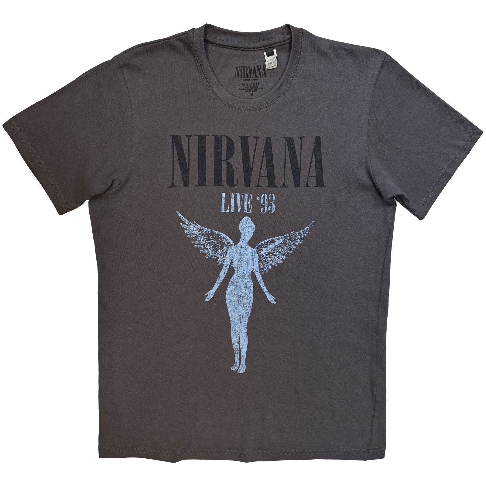 Nirvana: Live '93 Angel T-shirt – officielt merchandise