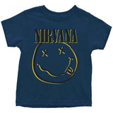 Nirvana: Inverse Happy Face T-shirt – officielt merchandise