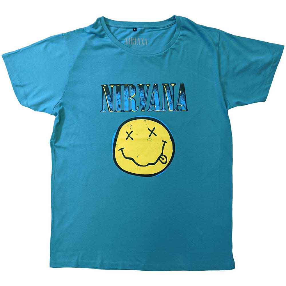 Nirvana: Xerox Happy Face T-shirt – officielt merchandise