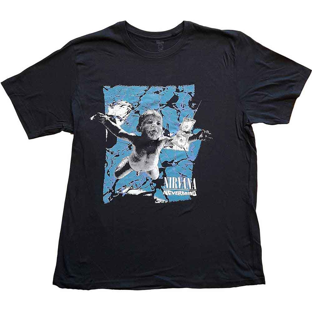 Nirvana: Nevermind Cracked T-shirt – officielt merchandise
