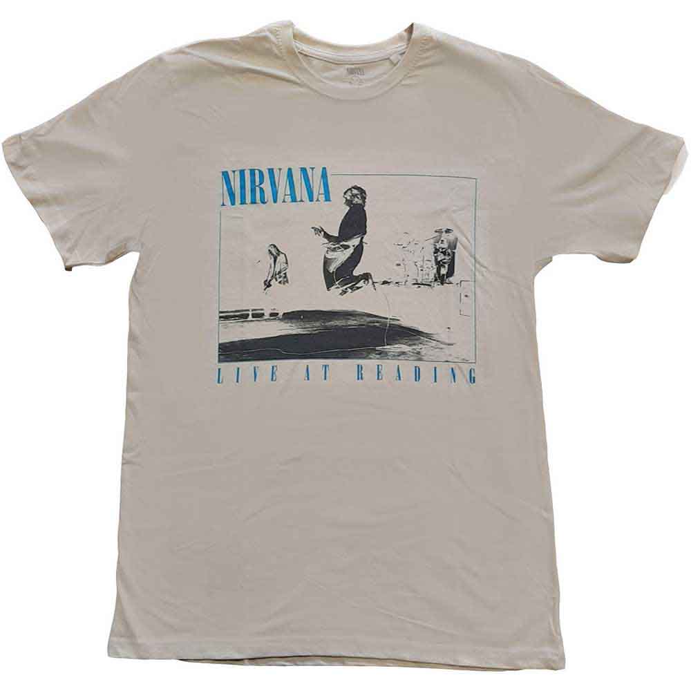 Nirvana: Live at Reading (Sand) T-shirt – officielt merchandise