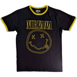Nirvana: Outline Happy Face T-shirt – officielt merchandise