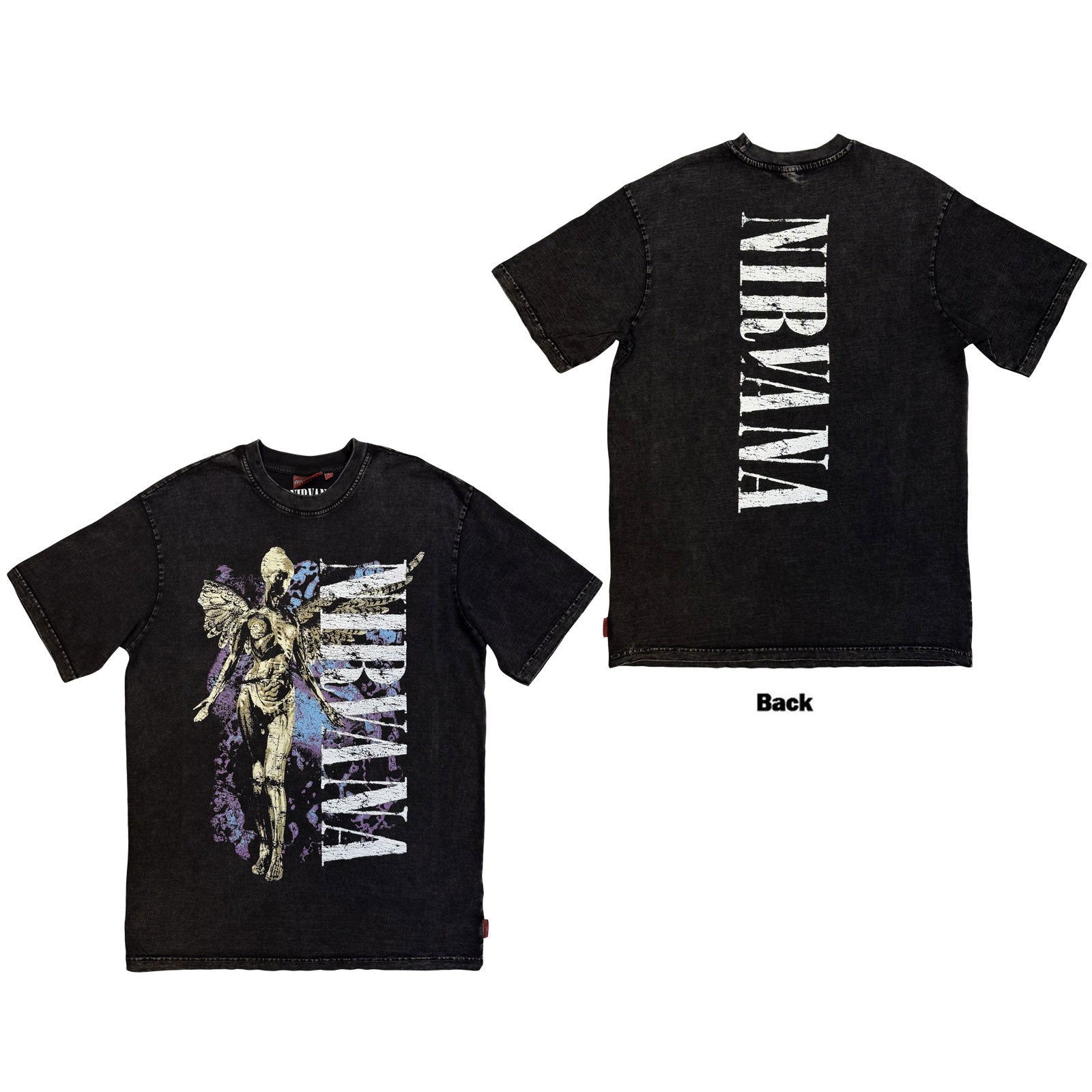 Nirvana: In Utero Angel Wash T-shirt – officielt merchandise
