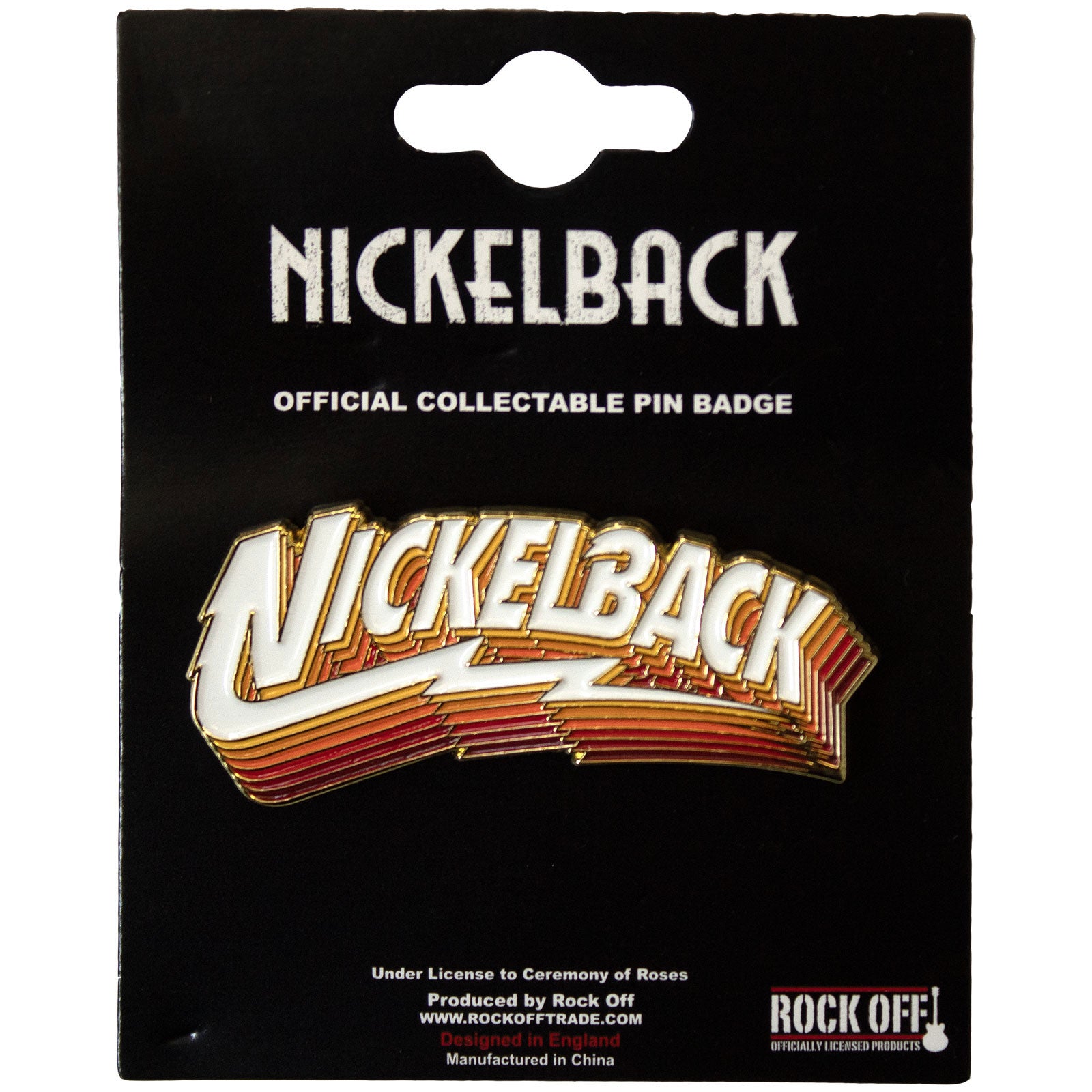 Nickelback: Gradient Shadows Logo Pin Badge