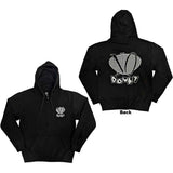 No Doubt: Checker Logo Zipped Hoodie (Back Print)